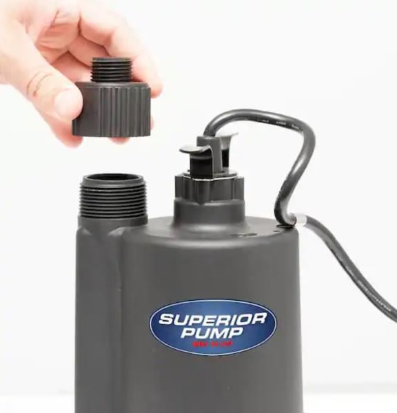 1/4 HP Submersible Thermoplastic Utility Pump