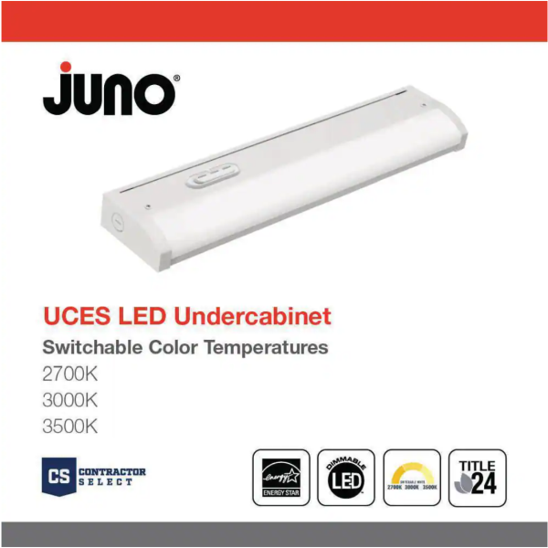 Juno Lighting Uces 24 in. Sww6 90Cri M6 Contractor Select Uces Switchable Cct 24 Integrated