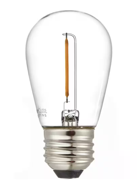 String Light Replacement Bulbs Shatter-Resistant Edison LED Bulbs (30-Pack)