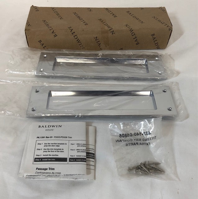 Baldwin Santa Monica Pocket Door Passage Trim Pair