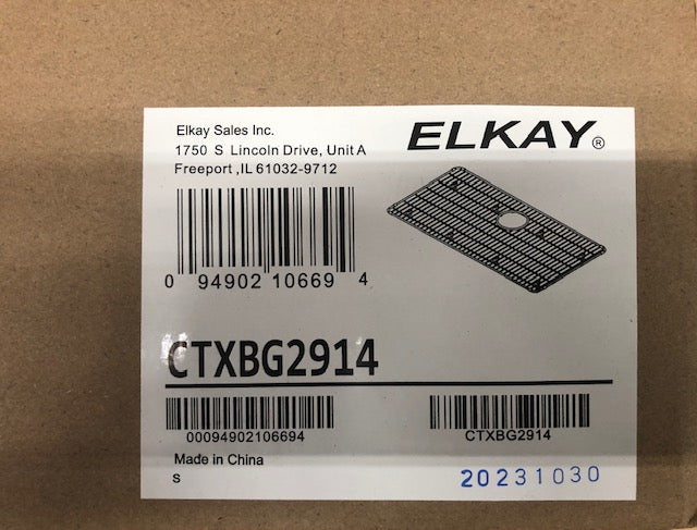 Elkay Crosstown 14.375 in. x 28.875 in. Bottom Grid for Kitchen Sink in Stainless Steel