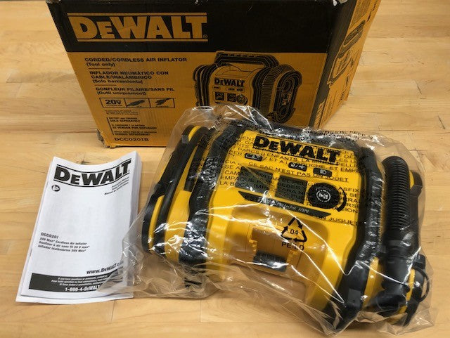 DEWALT 20V MAX Cordless Electric Portable Inflator