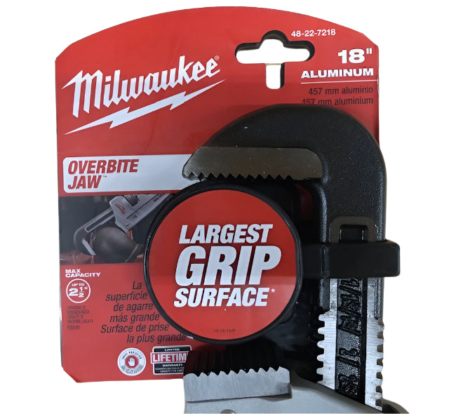 Milwaukee 18 in. Aluminum Pipe Wrench
