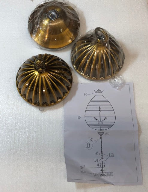 EDISLIVE Allenglade 5-Light Dimmable Brass Chandelier with Crystal Accent