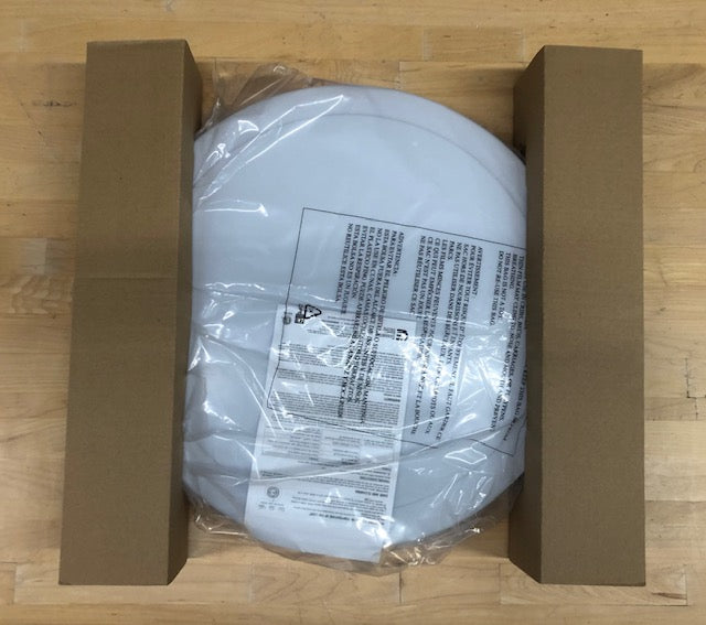 Commercial Electric 20 in. Low Profile LED Flush Mount Round Ceiling Light 2400 Lumens 3000K 4000K 5000K Dimmable Bedroom Lighting