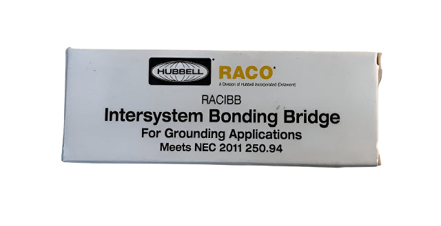 Hubbell Raco RACIBB Intersystem Bonding Bridge Five Connections NEC New