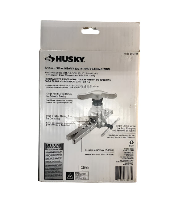 Husky Heavy-Duty Pro for 3/16 in. - 3/4 in. Tubing Flaring Tool