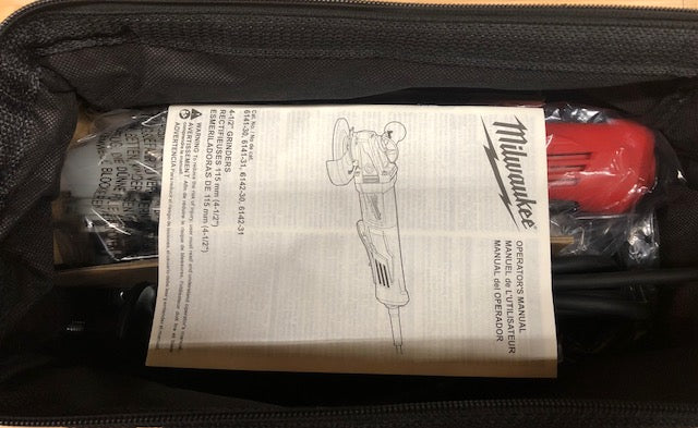 Milwaukee 11 Amp Corded 4-1/2 in. Small Angle Grinder with Lock-On Paddle Switch