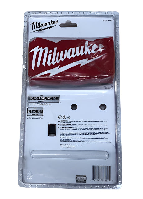Milwaukee Coax Cable Installation Tool Set with Zipper Pouch