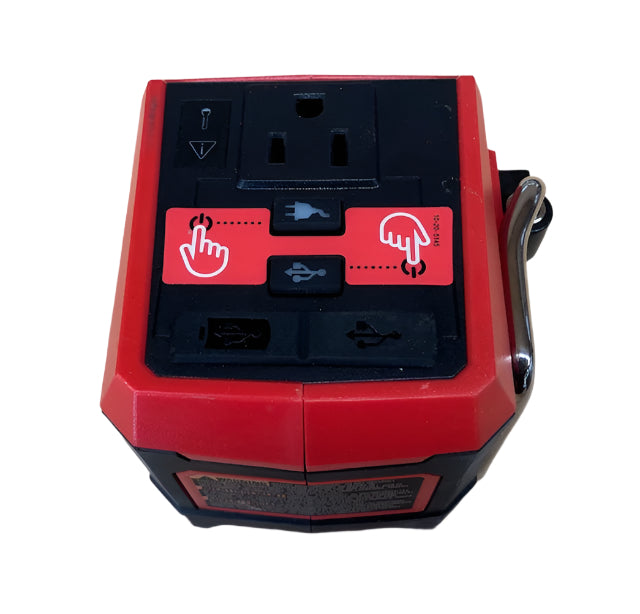 Milwaukee M18 18-Volt Lithium-Ion 175-Watt Powered Compact Inverter for M18 Batteries (Tool-Only)