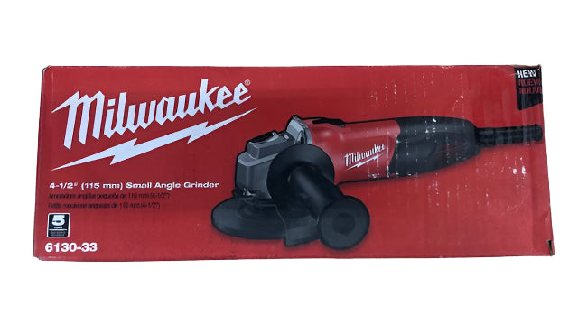 Milwaukee 7 Amp Corded 4-1/2 in. Small Angle Grinder with Sliding Lock-On Switch
