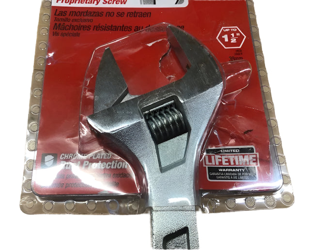 Milwaukee 8 in. Wide Jaw Adjustable Wrench