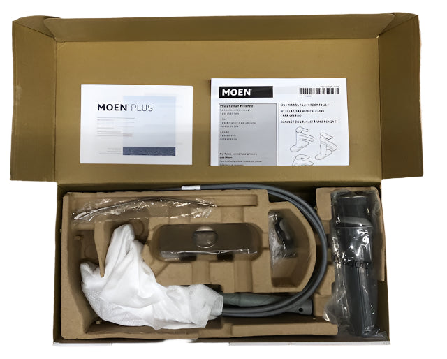 MOEN Hensley Single Hole Single-Handle Bathroom Faucet in Spot Resist Brushed Nickel
