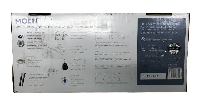 MOEN Hensley Single Hole Single-Handle Bathroom Faucet in Spot Resist Brushed Nickel