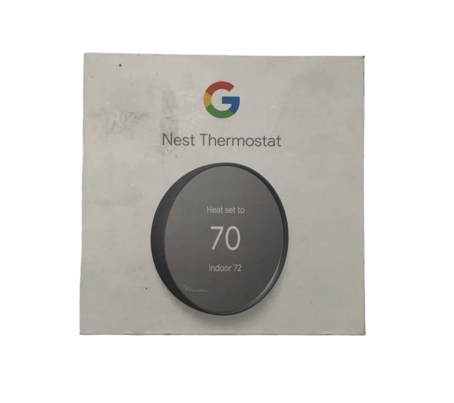 Google Nest Thermostat - Smart Programmable Wi-Fi Thermostat - Charcoal