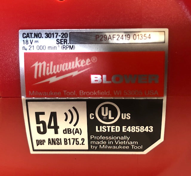Milwaukee M18 FUEL 120 MPH 500 CFM 18V Lithium-Ion Brushless Cordless Handheld Blower (Tool-Only)