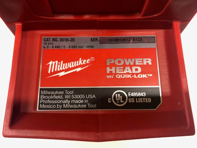 Milwaukee M18 FUEL 18V Brushless Cordless Battery Powered QUIK-LOK Power Head with Attachment Capability (Tool-Only)