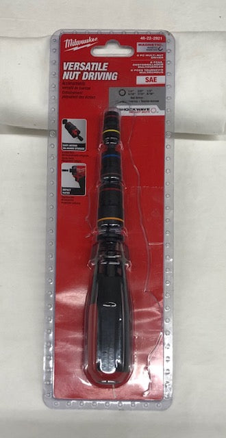 Milwaukee Multi-Nut Driver with SHOCKWAVE Impact Duty Magnetic Nut Drivers