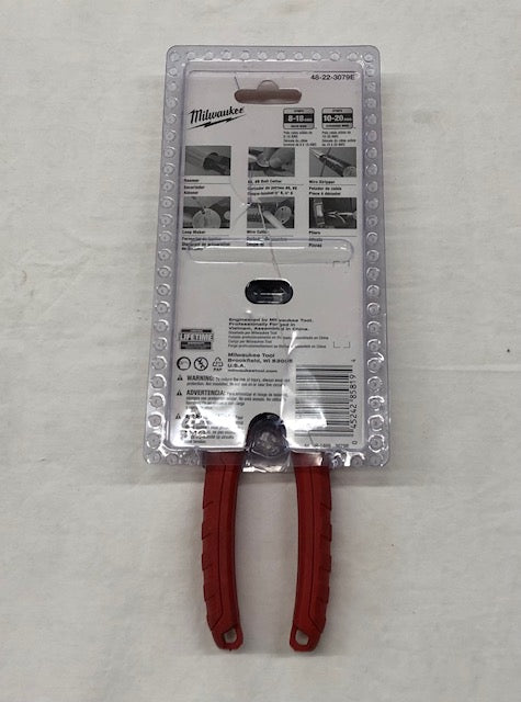 Milwaukee 7.75 in. Combination Electricians 6-in-1 Wire Stripper/Cutter Pliers