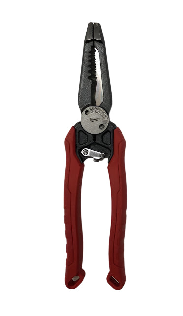 Milwaukee 9 in. 7-in-1 High Leverage Combination Wire Stripper/Cutter Pliers