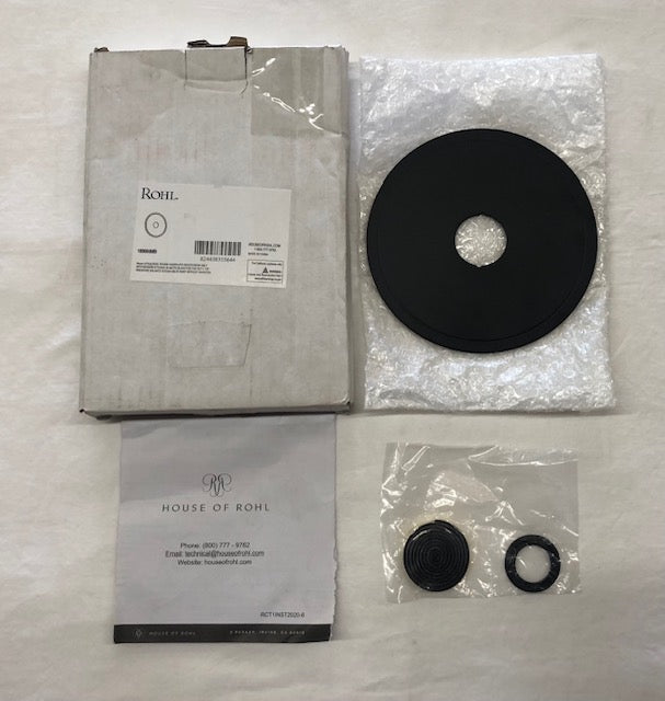 ROHL 189084MB ROUND FACEPLATE ESCUTCHEON ONLY WITH MODERN ETCHING