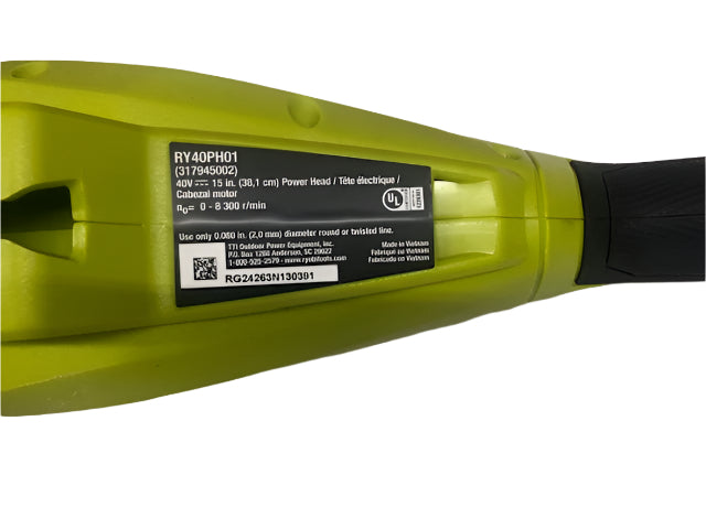 RYOBI 40V 15 in. Expand-It Cordless Battery Attachment Capable String Trimmer with 4.0 Ah Battery and Charger
