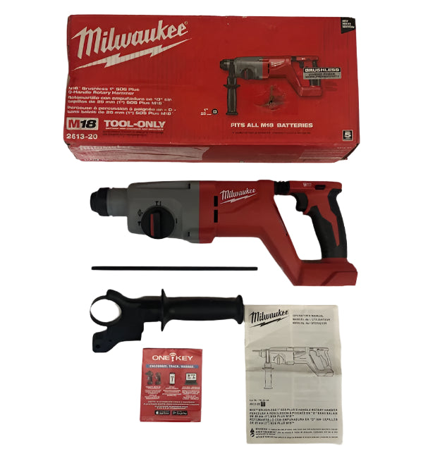 Milwaukee M18 18V Lithium-Ion Brushless Cordless 1 in. SDS-Plus D-Handle Rotary Hammer (Tool-Only)