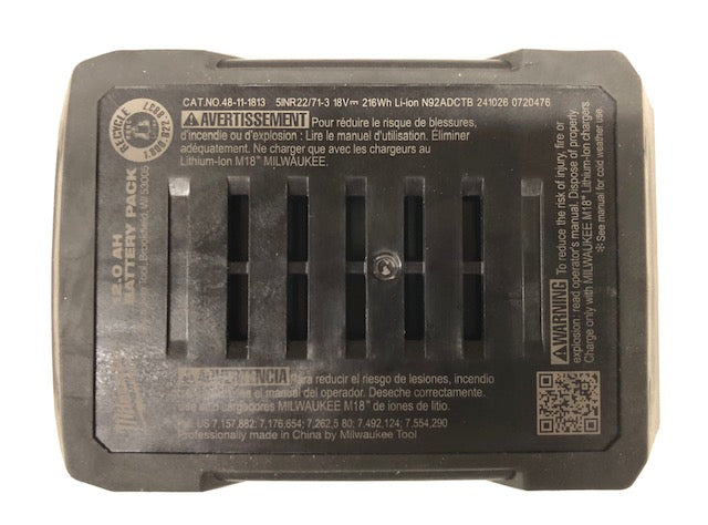 Milwaukee M18 18V Lithium-Ion REDLITHIUM FORGE HD 12.0 Ah Battery Pack