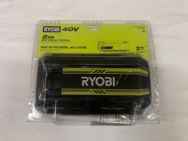 RYOBI 40V Lithium-Ion 2.0 Ah Battery