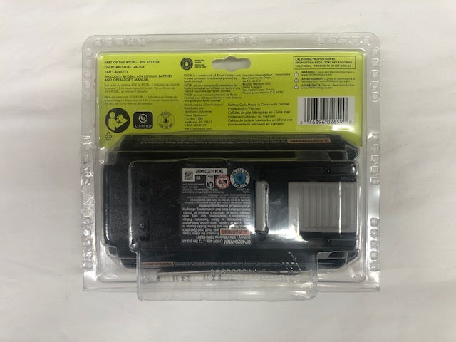 RYOBI 40V Lithium-Ion 2.0 Ah Battery