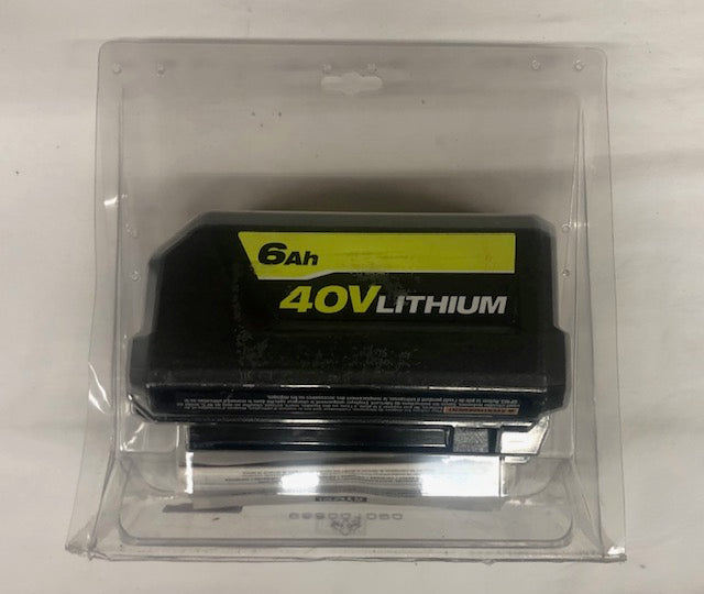 RYOBI 40V Lithium-Ion 6.0 Ah High Capacity Battery