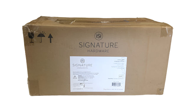 Signature Hardware 949662 Milldale Single Light 6" Chrome Wall Sconce