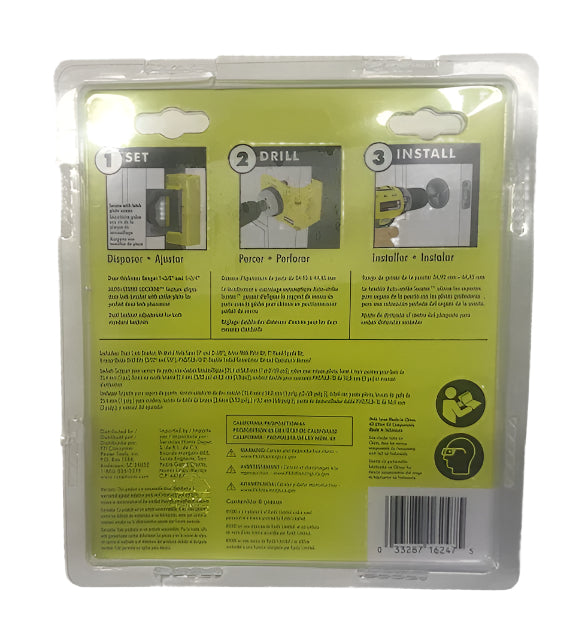 RYOBI Wood/Metal Door Lock Installation Kit