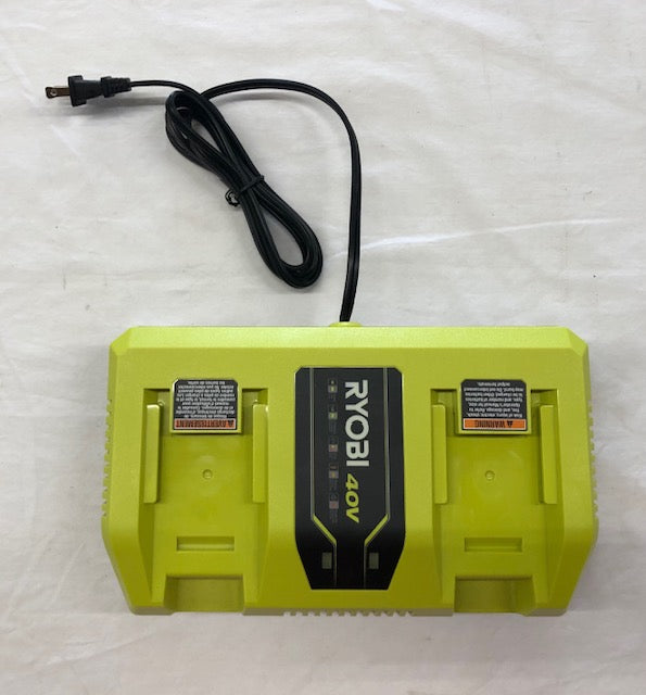 RYOBI 40-Volt Lithium Ion Dual Port Rapid Charger