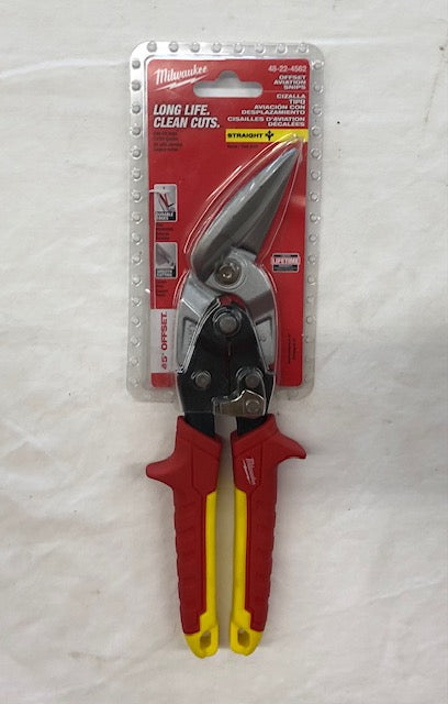 Milwaukee 10 in. Straight-Cut Offset Aviation Snips