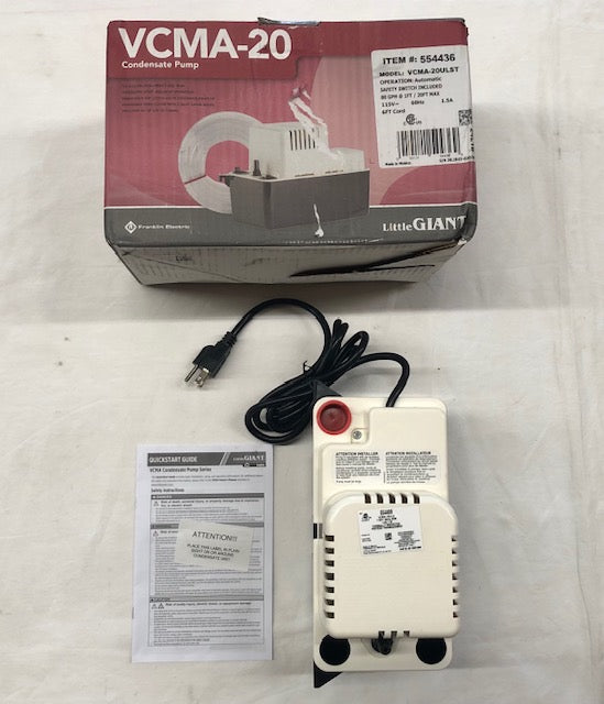 Little Giant 1/30 HP 115-Volt Condensate Removal Pump