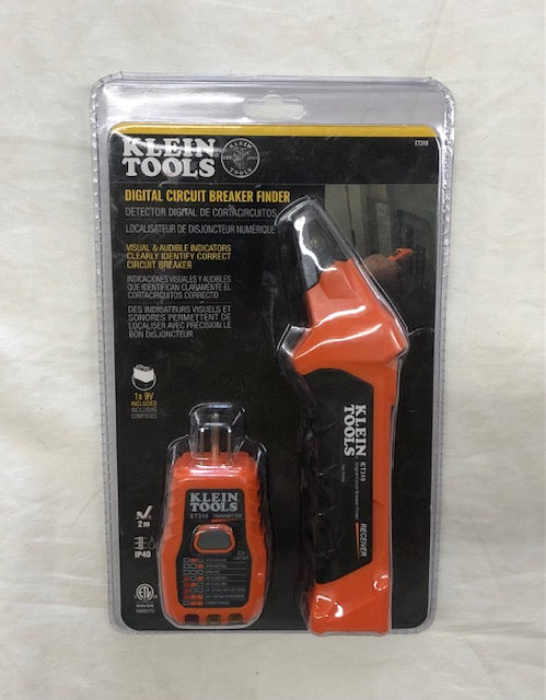Klein Tools Digital Circuit Breaker Finder with GFCI Outlet Tester (ET310)