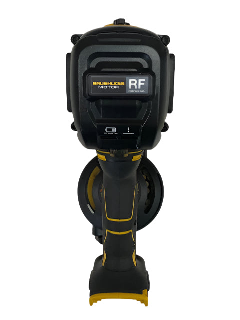 DEWALT 20V MAX Lithium-Ion 15-Degree Electric Cordless Roofing Nailer Kit with 2.0Ah Battery Charger and Bag