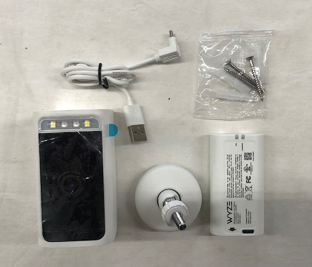 Wyze Battery Cam Pro, Wireless Indoor/Outdoor Home Security Camera, with 2k HD Color Night Vision and Built-In Spotlight