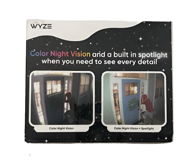 Wyze Battery Cam Pro, Wireless Indoor/Outdoor Home Security Camera, with 2k HD Color Night Vision and Built-In Spotlight