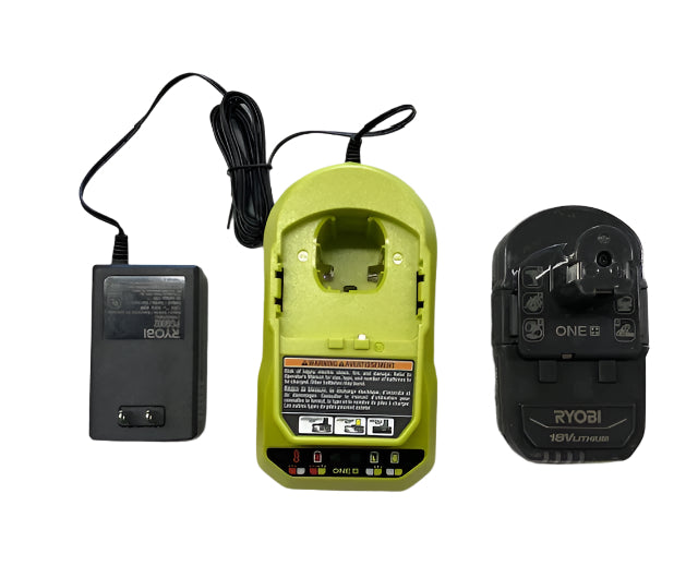 RYOBI ONE+ 18V Lithium-Ion 2.0 Ah Compact Battery and Charger Starter Kit