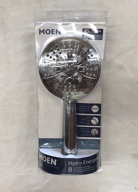 MOEN HydroEnergetix 8-Spray Wall Mount Handheld Shower Head 1.75 GPM in Chrome