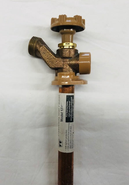 Woodford 1/2 in. x 1/2 in. MPT x Female Sweat x 12 in. L Freezeless Anti-Siphon Sillcock Valve
