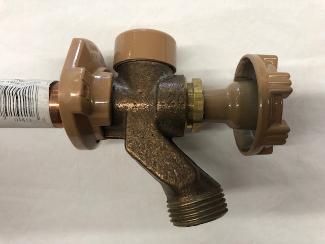 Woodford 1/2 in. x 1/2 in. MPT x Female Sweat x 12 in. L Freezeless Anti-Siphon Sillcock Valve