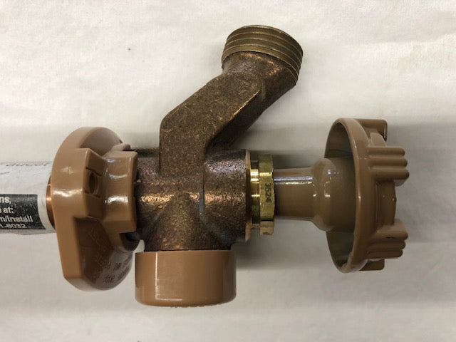 Woodford 1/2 in. x 1/2 in. MPT x Female Sweat x 12 in. L Freezeless Anti-Siphon Sillcock Valve
