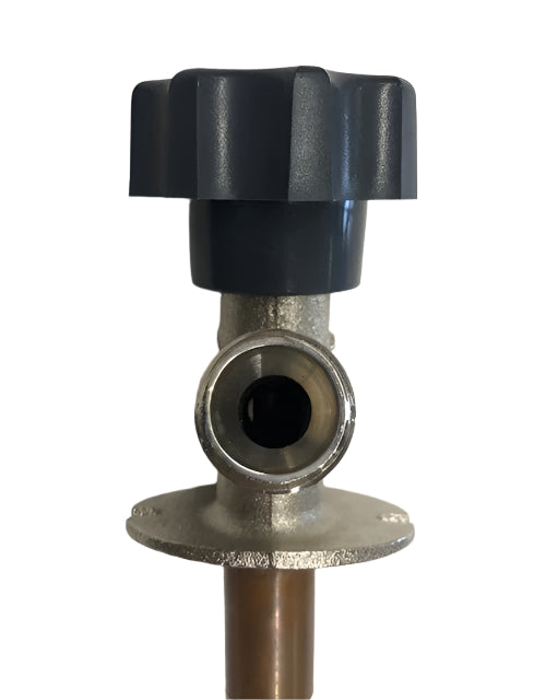 Prier Products 1/2 in. x 12 in. Brass MPT x SWT Half-Turn Frost Free Anti-Siphon Outdoor Sillcock Valve