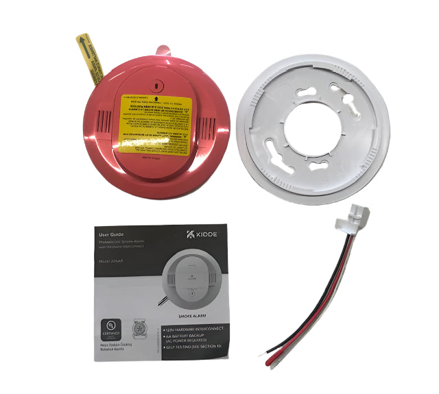 Kidde Hardwired Interconnected Smoke Detector with Photoelectric Sensor 21031482