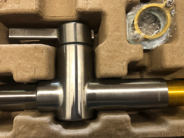 KOHLER Clarus Single Handle Pull Down Sprayer Kitchen Faucet in Vibrant Stainless