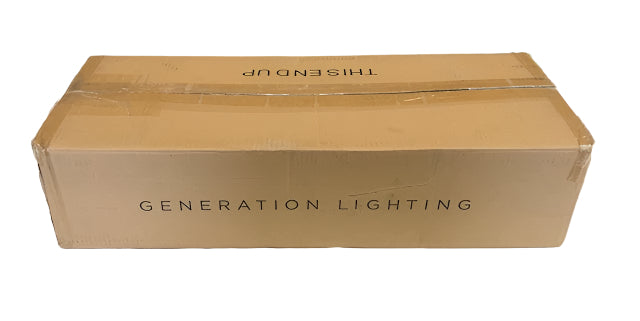 Generation Lighting Oslo 27.5 in. 4-Light Chrome Contemporary Transitional Dimmable Wall Bath Vanity Light with Clear Seeded Glass Shades