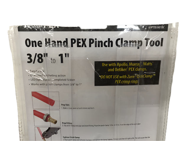 Apollo 3/8 in. to 1 in. 1-Hand PEX-B Pinch Clamp Tool